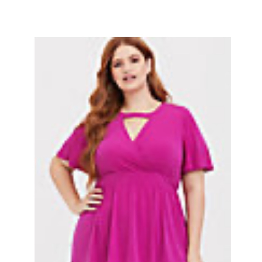Torrid hot pink shirt